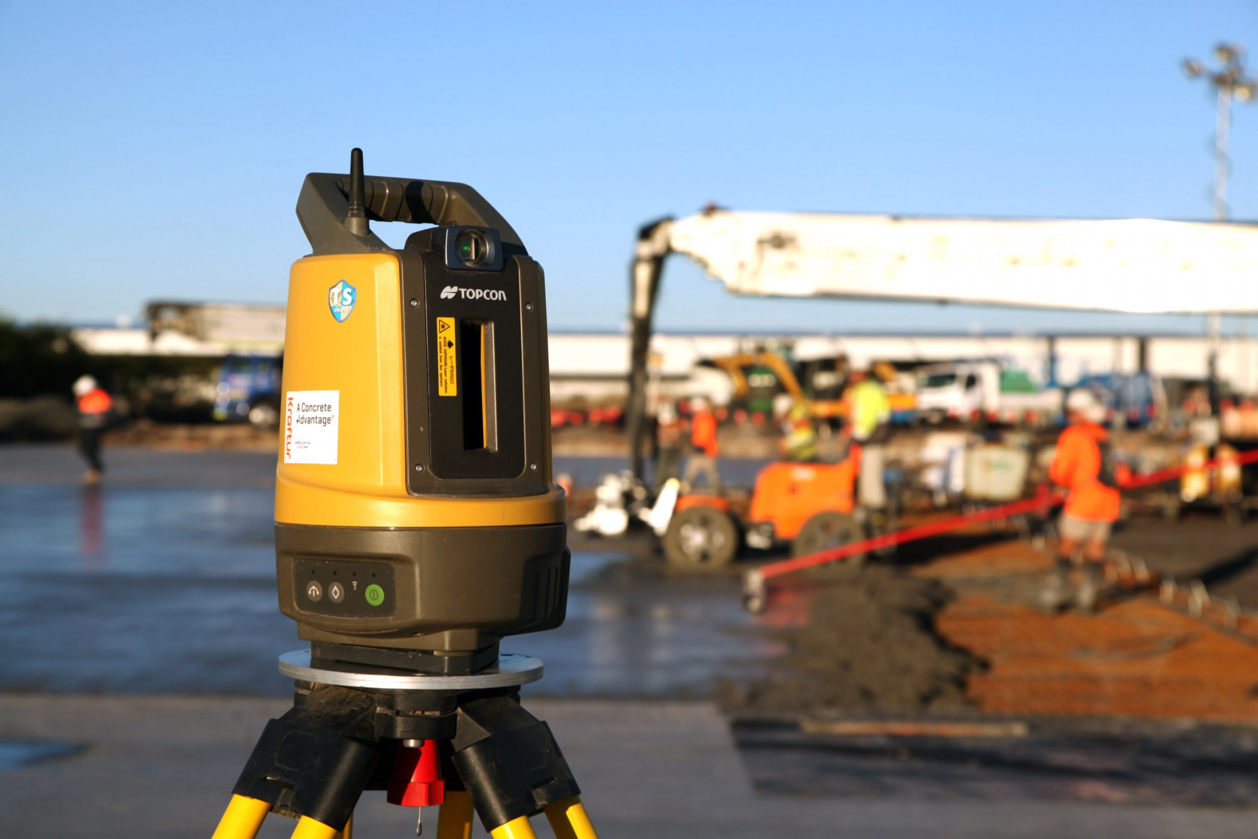 Topcon Total Station LN 100 - Kraftur Commercial concrete contractor